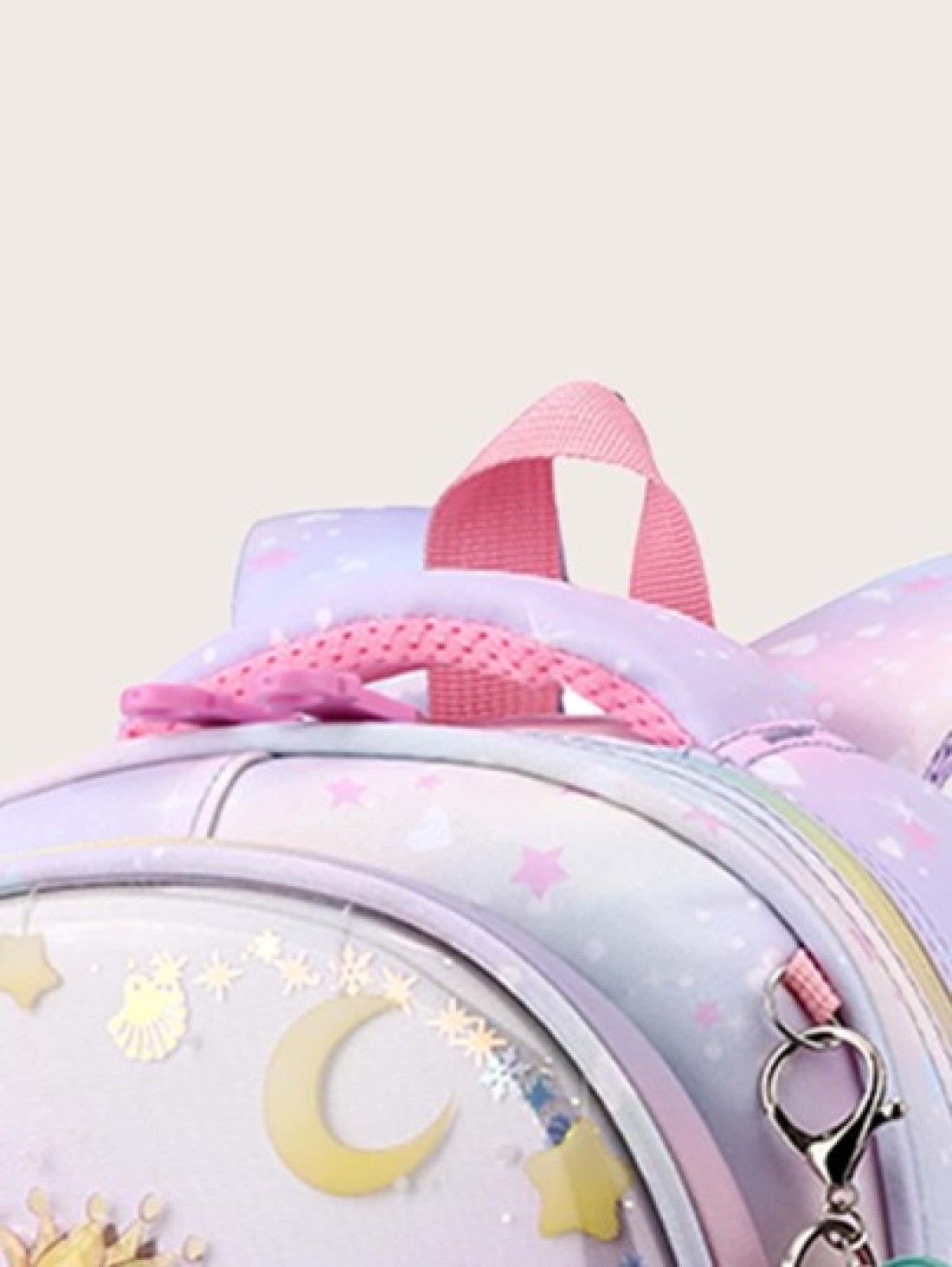 Cute Children s Backpack Cartoon Unicorn Pattern Book Bag With Pendant