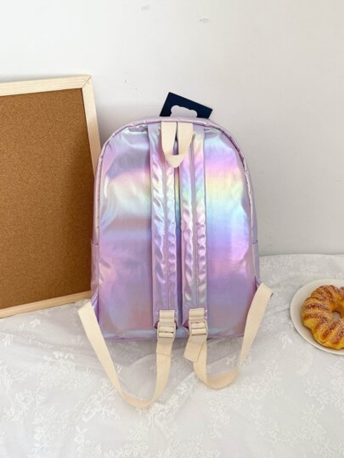 Children s college style large capacity laser backpack is suitable for daily travel travel school