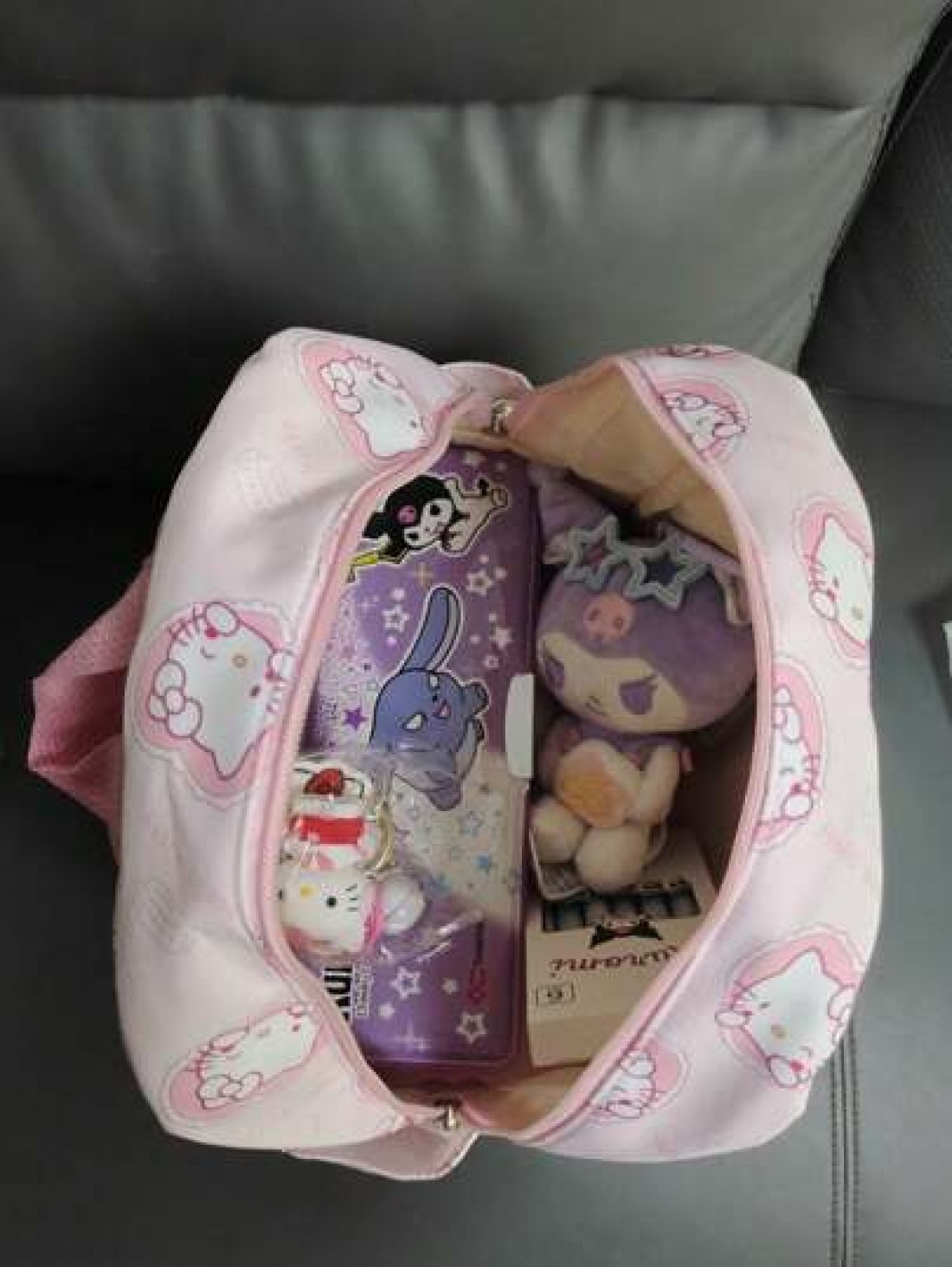 Sanrio Kawaii Backpack Anime Cartoon Figure Outdoor Travel Storage Bag Cute Shoulder Bag There May Be Slight Differences In Design And Color Between Different Batches Some Parts May Be Random Bag Cinn