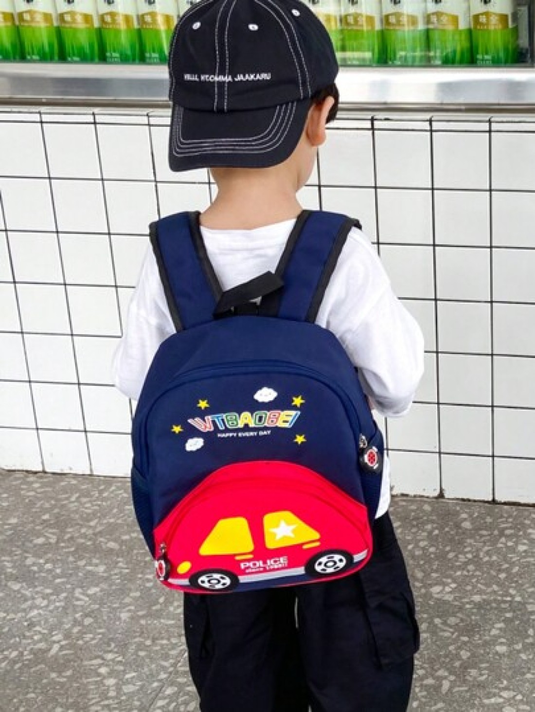 Cartoon Car shaped Kids Backpack For Children Aged 3 5 In Kindergarten And Primary School Boys Schoolbag