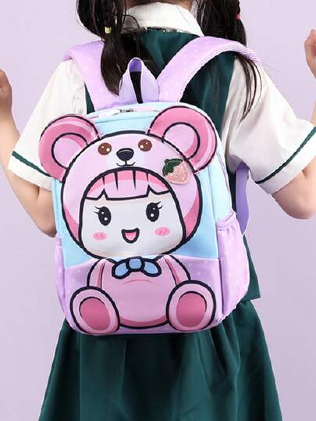 Cute Cartoon Children s Shoulder Backpack Shoulder Student Children s Schoolbag Backpack Middle School Student Schoolbag Outdoor Daypack School Boys Girls Children 6 12 Years School Gift
