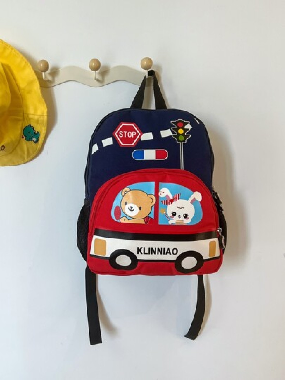 Cartoon Car Animal Pattern Backpack Adorable Kid s Shoulder Bag