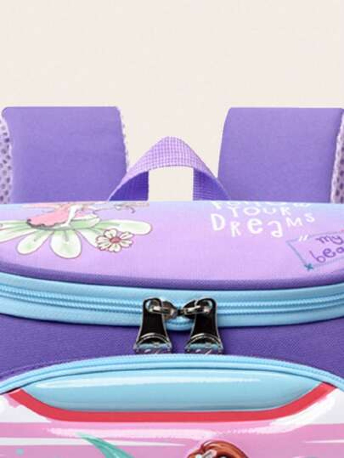 New Cute Cartoon Unicorn Kids Backpack With Pencil Case