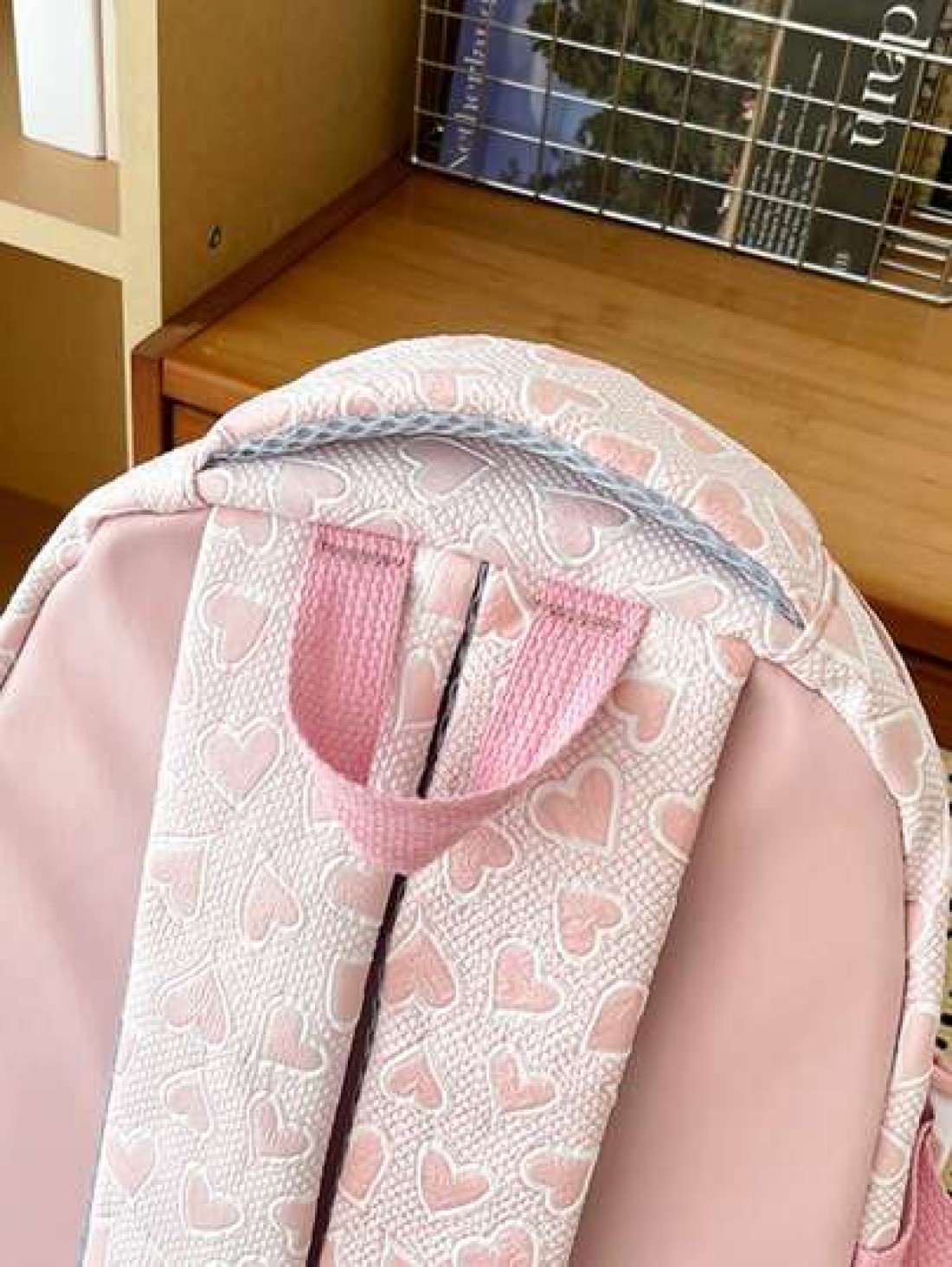 Simple Solid Color Large Capacity Campus Backpack Casual Schoolbag