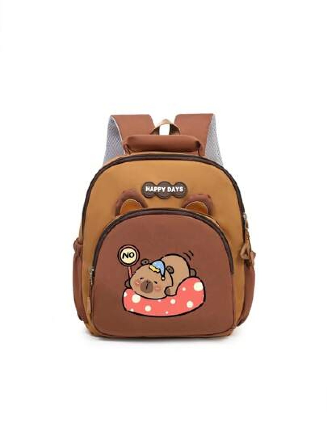 1pc Back To School Backpack Fashionable And Casual Backpack Cute Cartoon Capybara Large Capacity Backpack Suitable For Daily School Very Suitable For Campus Class Photo Taking Birthday Gifts Suitable