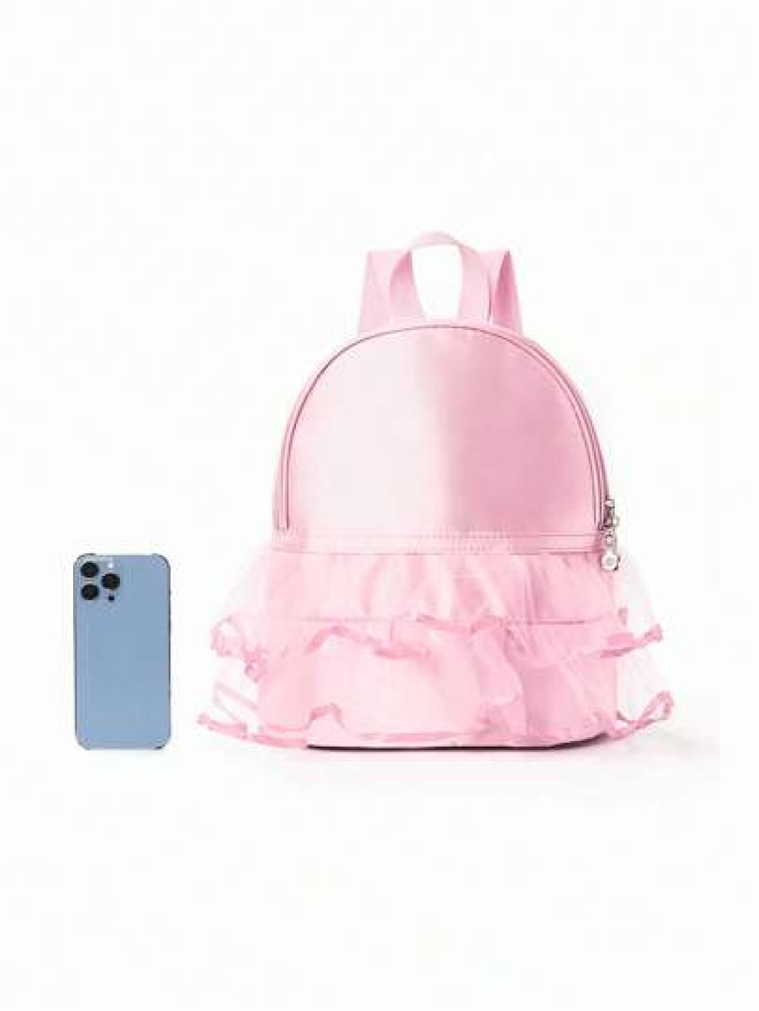 1pc Cute Mesh Skirt Children Backpack Girls Sweet Fashion Backpack School Backpack Suitable For College Party Birthday Party Vacation Commuting Use