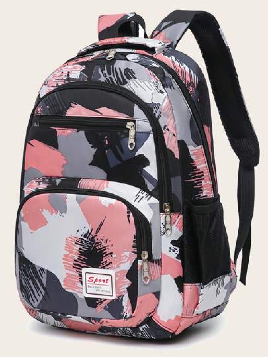 Fashion Solid Color Hundred School Backpack Kids Shoulder Backpack Casual Large Capacity Backpack Fashion Solid Color Simple College Student School Bag Travel Backpack Suitable For Girls Daily School