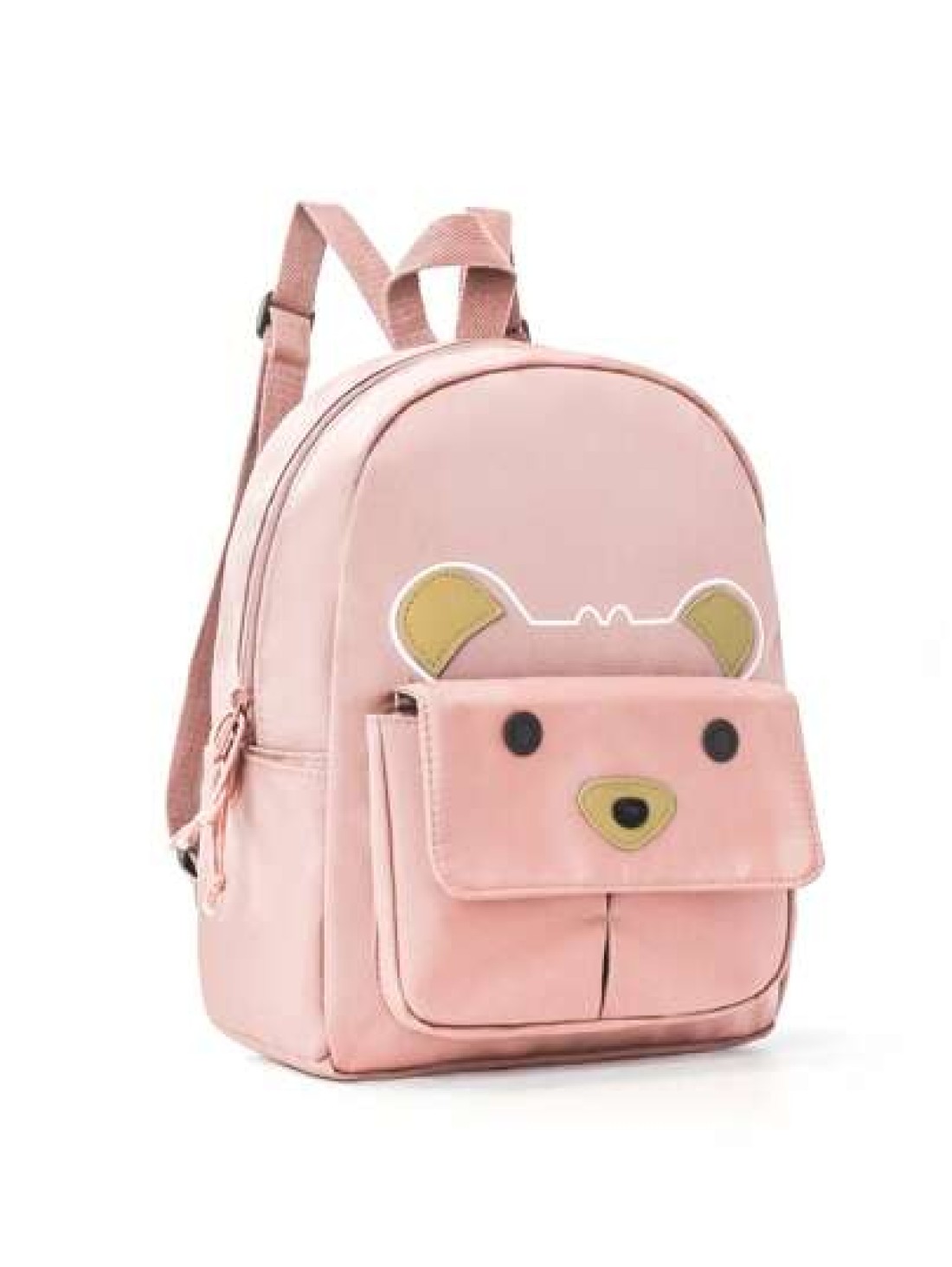 1 Piece Children S Cute Bear Backpack Boys And Girls College Schoolbag Kawaii Multi Pocket Large Capacity Backpack Travel Vacation Portable Storage Casual Backpack Gift For Children