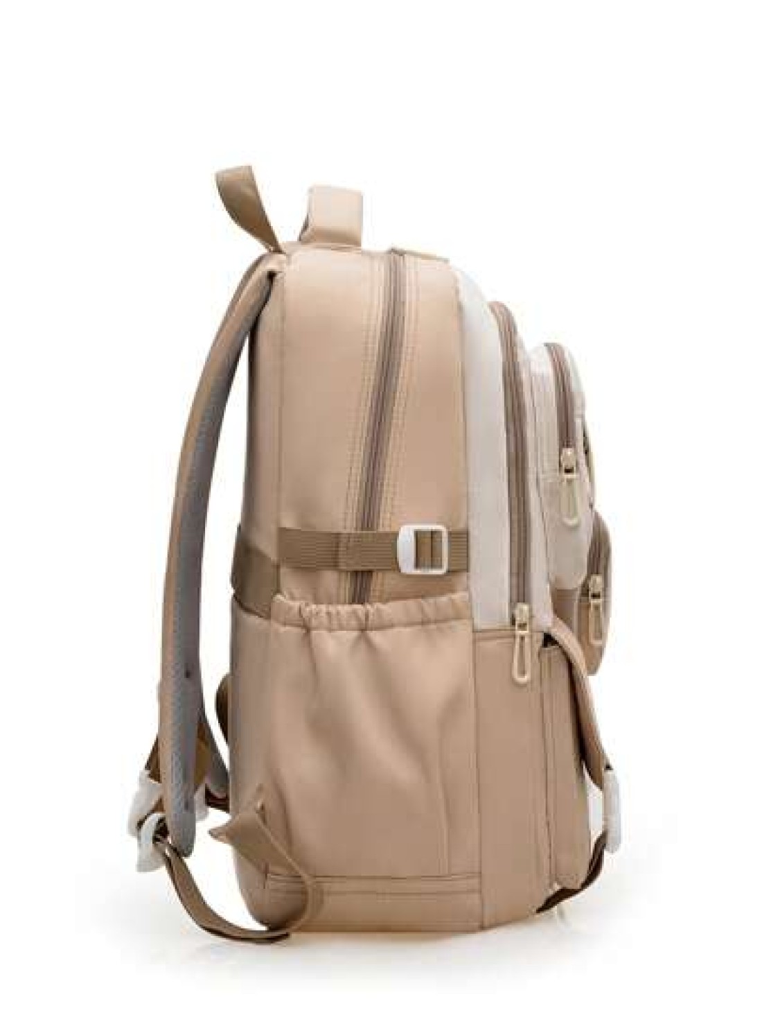 Cartoon Print Backpack For Female High School College Students Travel Bag Weight Reducing