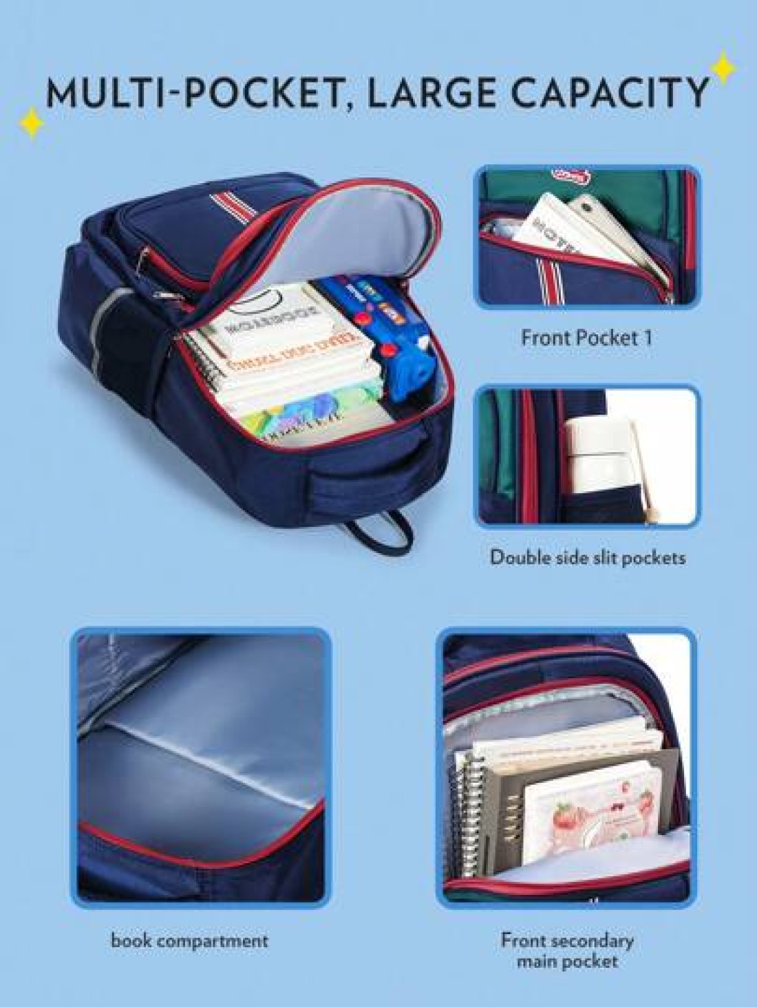 Primary School Bag Children s Cartoon Backpack With Adjustable Strap 16 12 5inch Large Capacity Backpack With Pockets And Compartments Fashionable And Versatile Classic Retro School Bag For Travel Sto