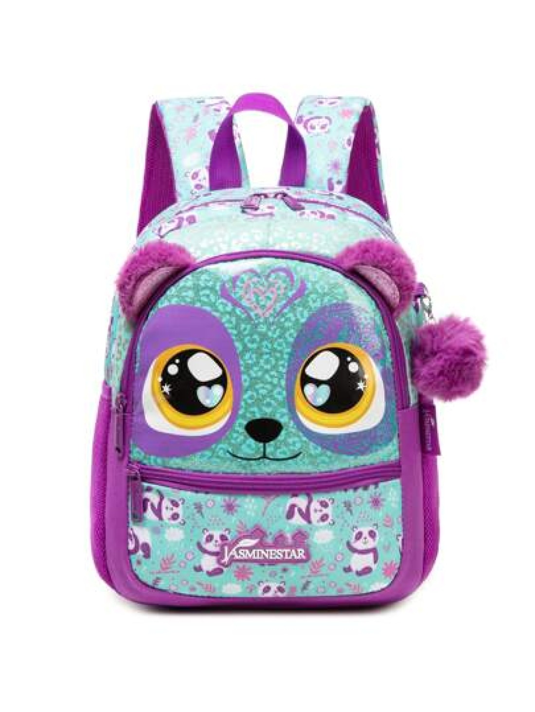 1pc Cute 13 Inch Animal Backpack Kindergarten Outdoor Sports Little Girl With Small Pendant