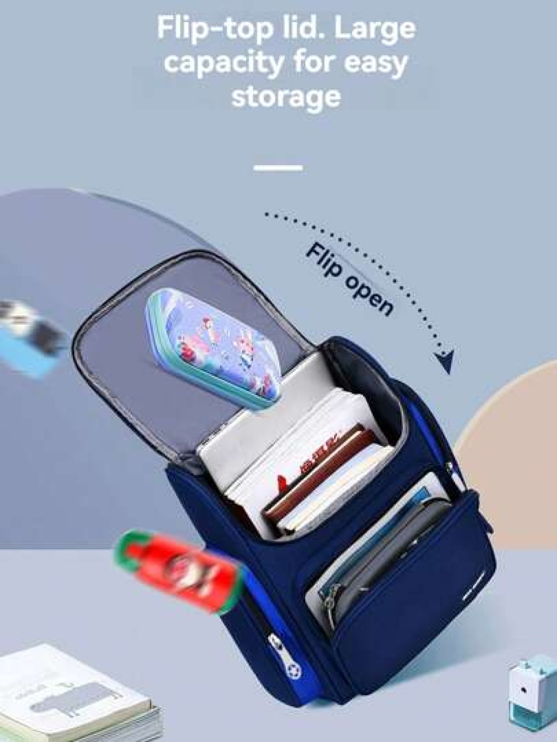 Kids School Backpack For 8 12 Years Old Waterproof Lightweight Casual Backpack For Elementary Students 3rd 6th Grade Large Capacity Bookbag For Boys And Girls