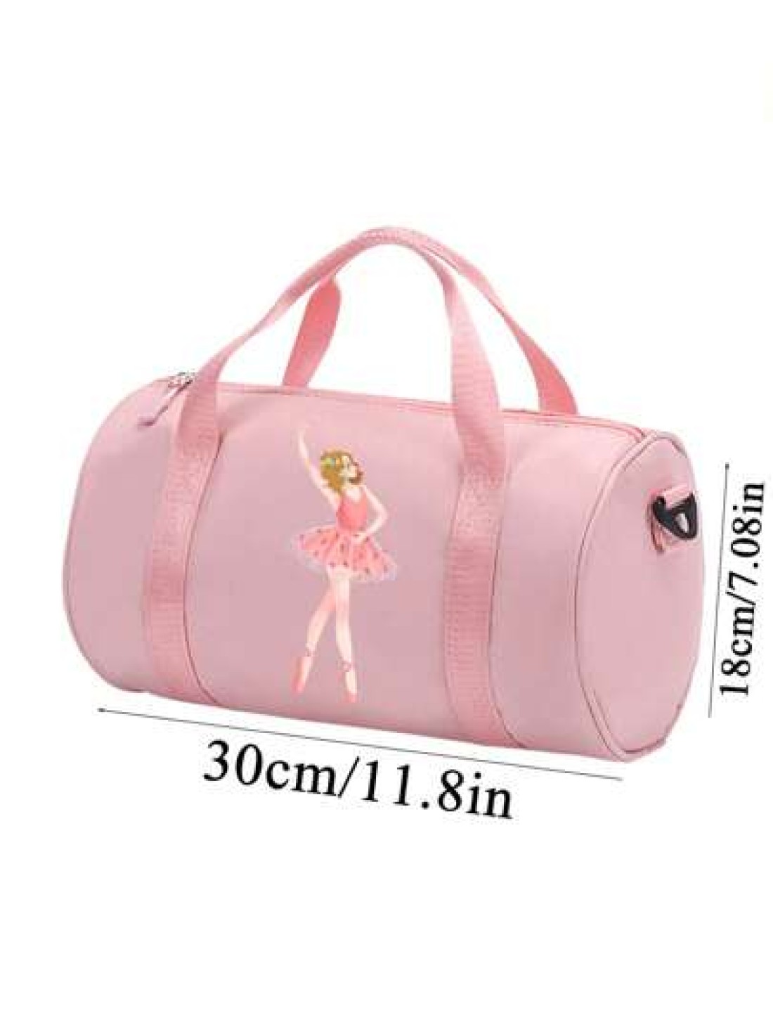 1pc Cute Ballet Pointe Shoe Bag Nylon Ballet Tutu Bag Fashion Lightweight Dance Bag Portable Travel Bag Ideal Birthday Gift