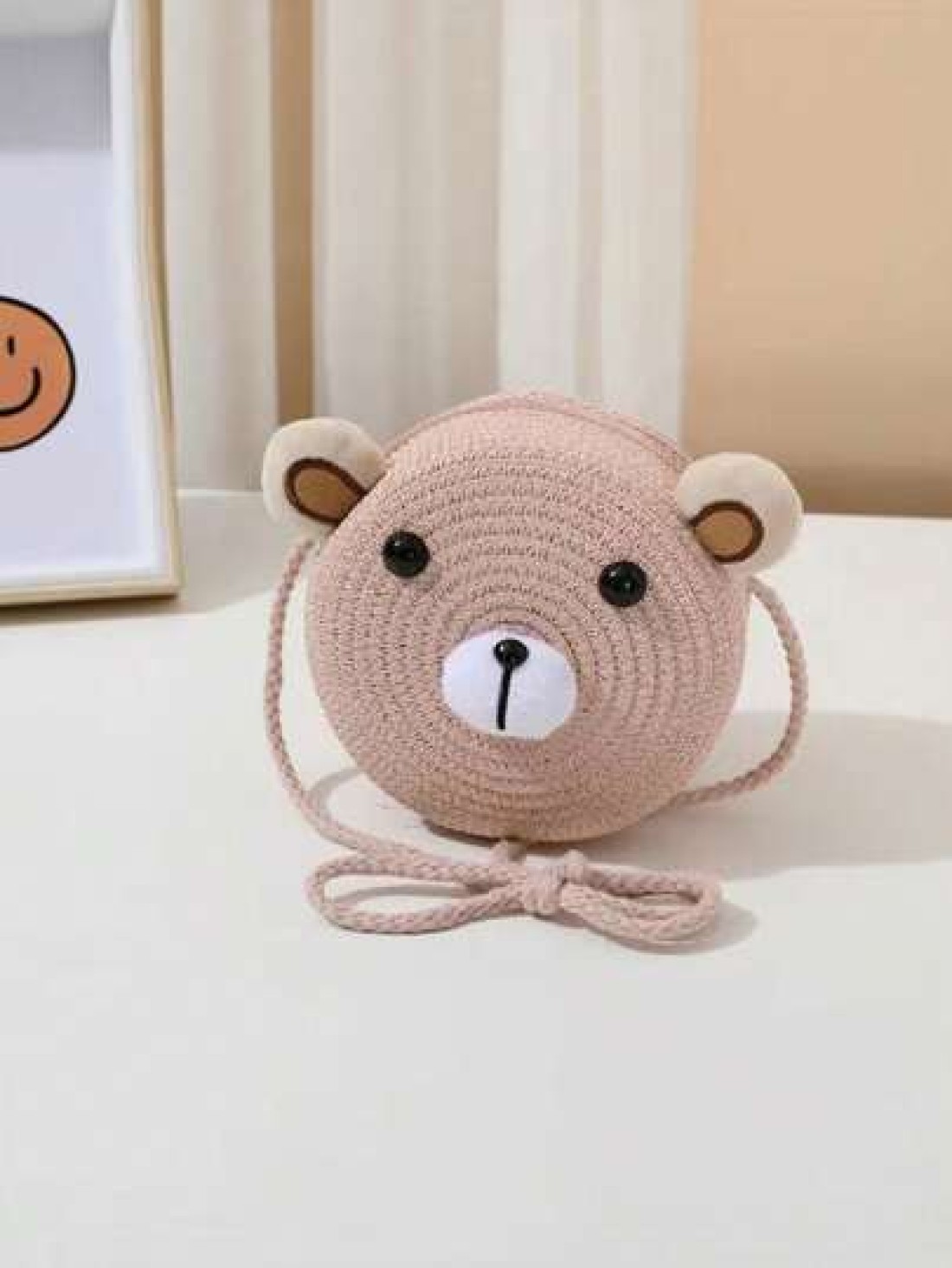 1pc Girls Cute Princess Bear Handbag Princess Travel Beach Bag Suitable For Daily Wear