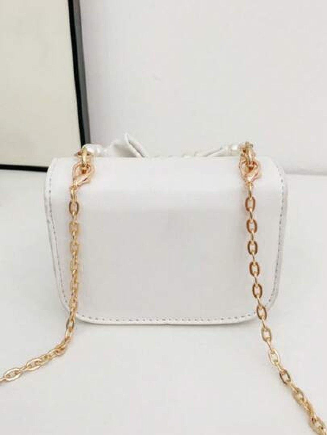 Niche Design Bow Girl New Style Cute Chic Simple Shoulder Crossbody Bag