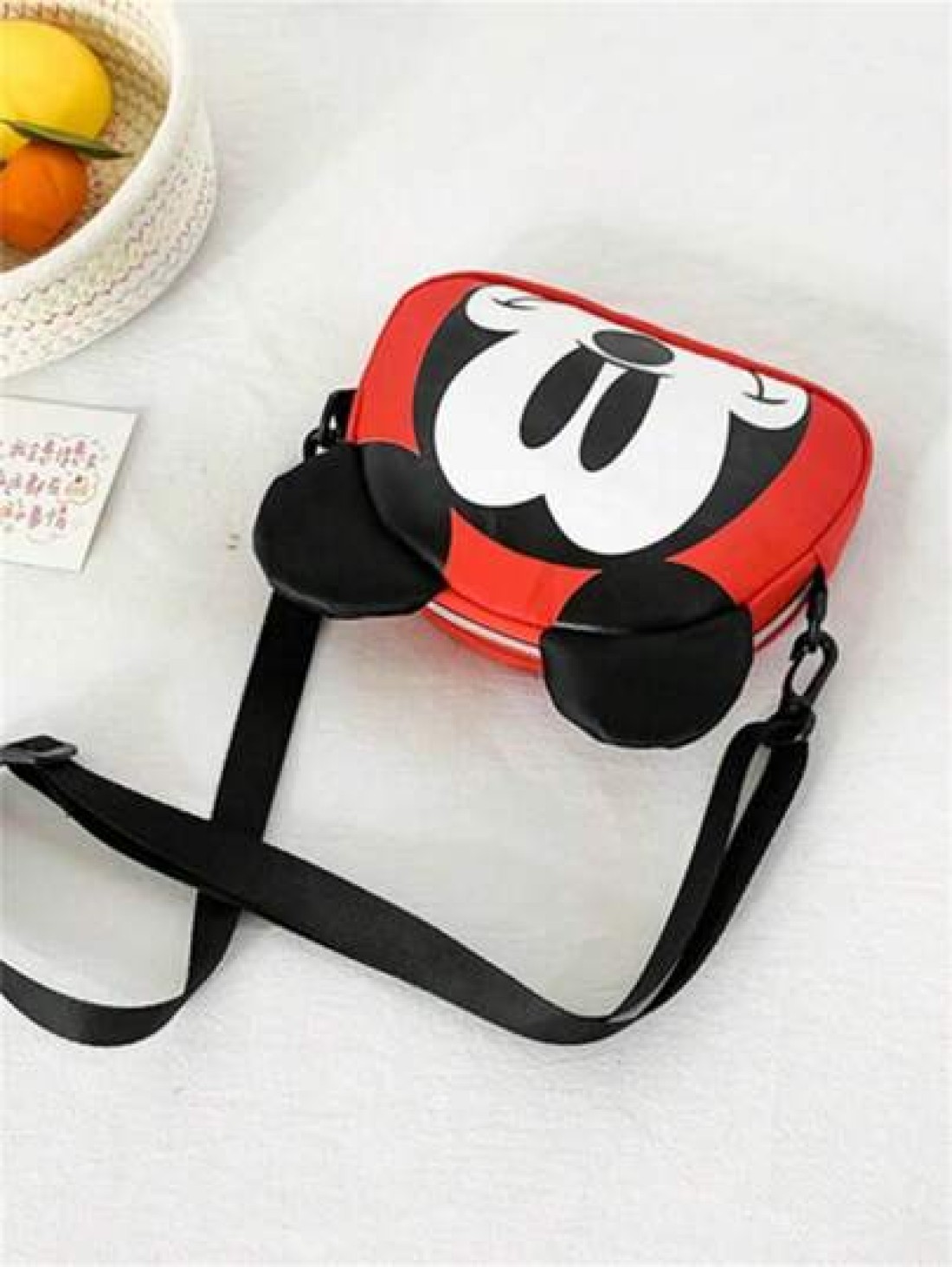 Disney 1pc Disney Mickey Minnie Cartoon Coin Purse Crossbody Bag Portable Shoulder Bag For Boys And Girls Suitable As Holiday Gift For Children
