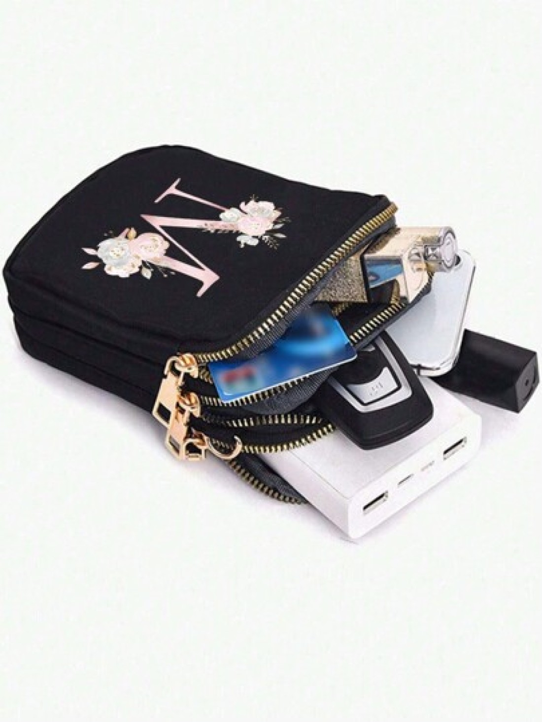 1pc Fashionable And Simple Cross Body Walking Mini Bag Vertical Coin Purse With Mobile Phone Pocket Casual Travel Back To School Gift