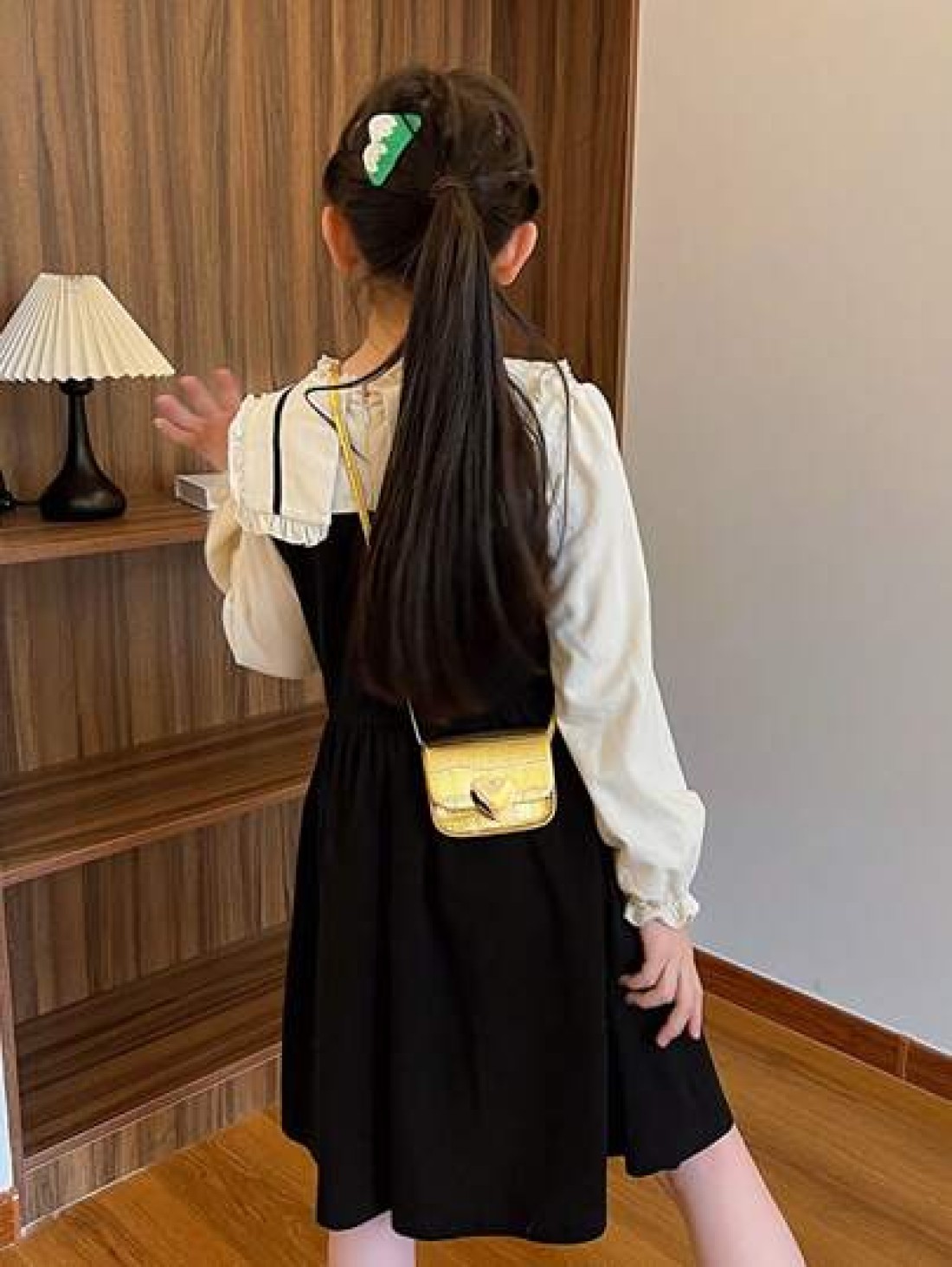 Heart Shaped Fashionable Girl s Shoulder Bag PU Leather Crossbody Mini Square Bag With Coin Purse