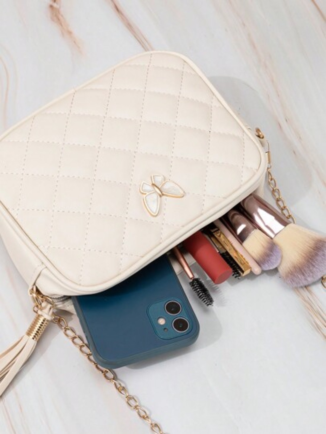 Children s Embroidered Butterfly Decoration Cute Crossbody Bag Fashionable Shoulder Bag Messenger Bag For Girls