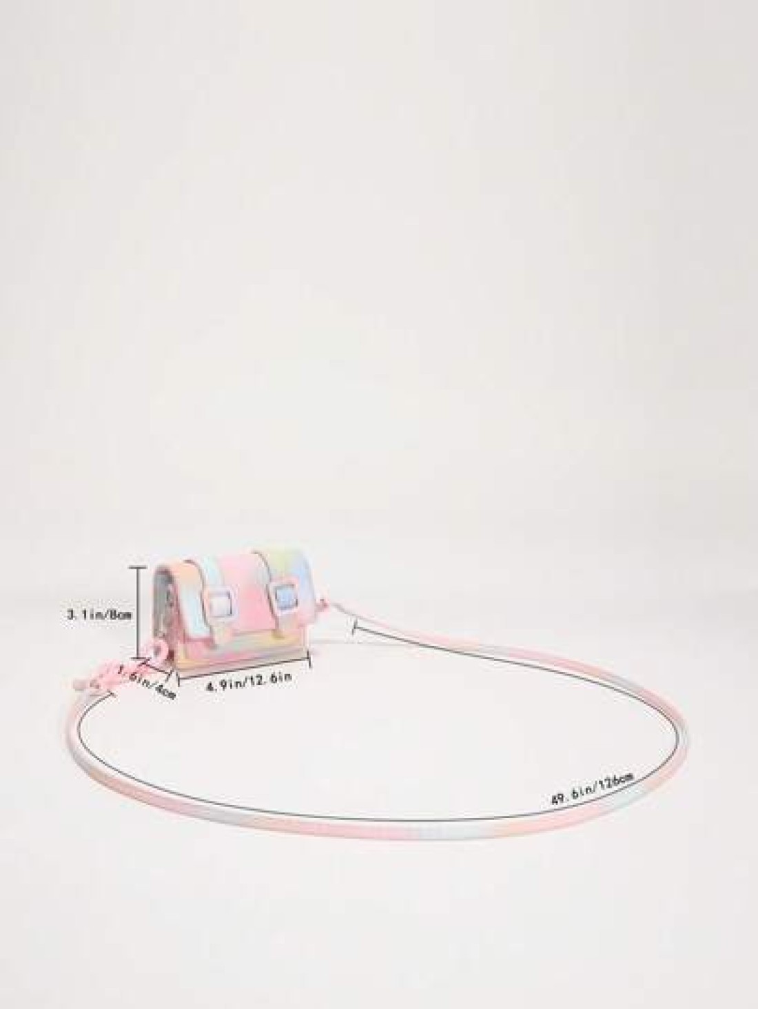 1pc Girls Pu Crossbody Bag Cover Closure Litchi Pattern Solid Color Niche Personality Creative Casual Crossbody Bag Small Square Bag Cute Fashionable And Versatile Small Fresh Harajuku Style Lightweig