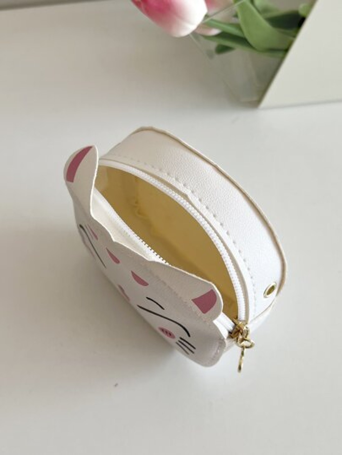 1 Piece Young Girl Pu Leather Zipper Closure Cute Kid Mini Crossbody Bag Suitable For Daily Use In All Seasons