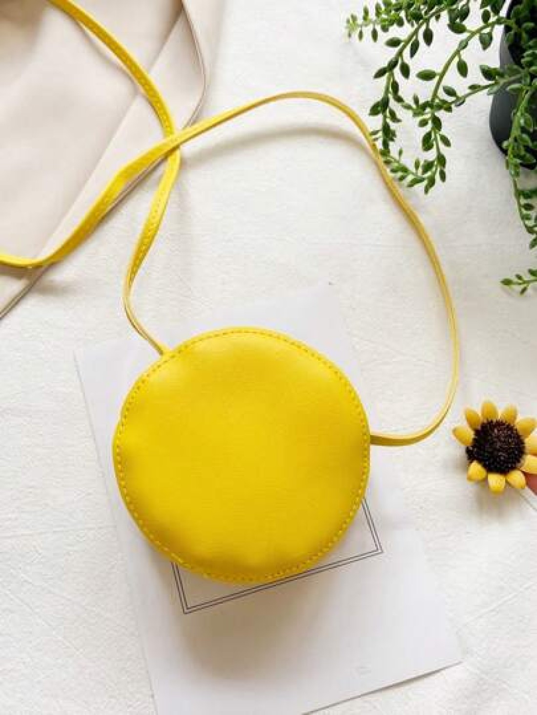 1pc Young Girl s Cute Mini Crossbody Bag With Zipper Closure Made Of PU Leather Suitable For Everyday Use All Year Round
