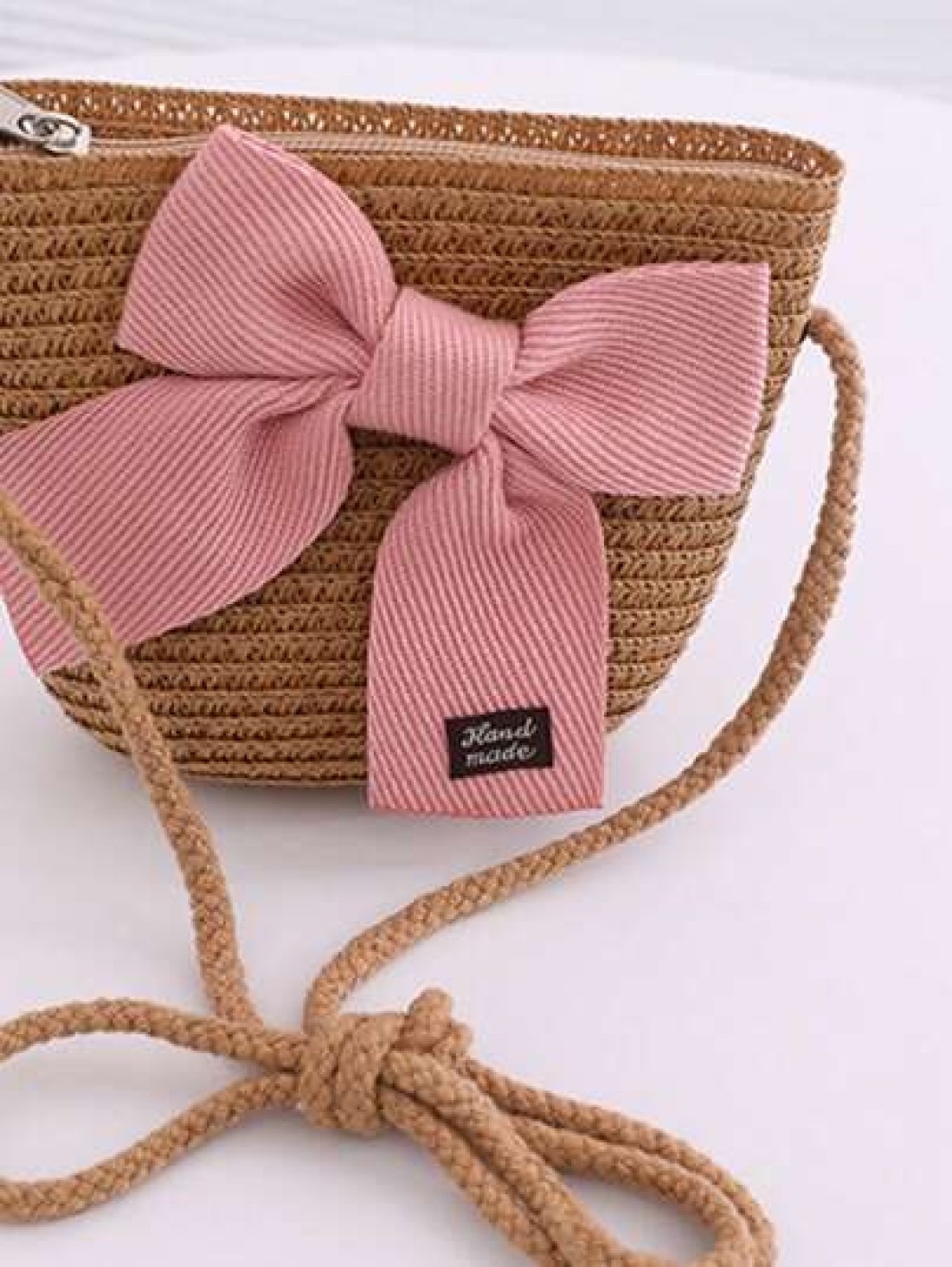 New Arrival Girls Cute Princess Style Bowknot Beach Bag Suitable For Daily Use