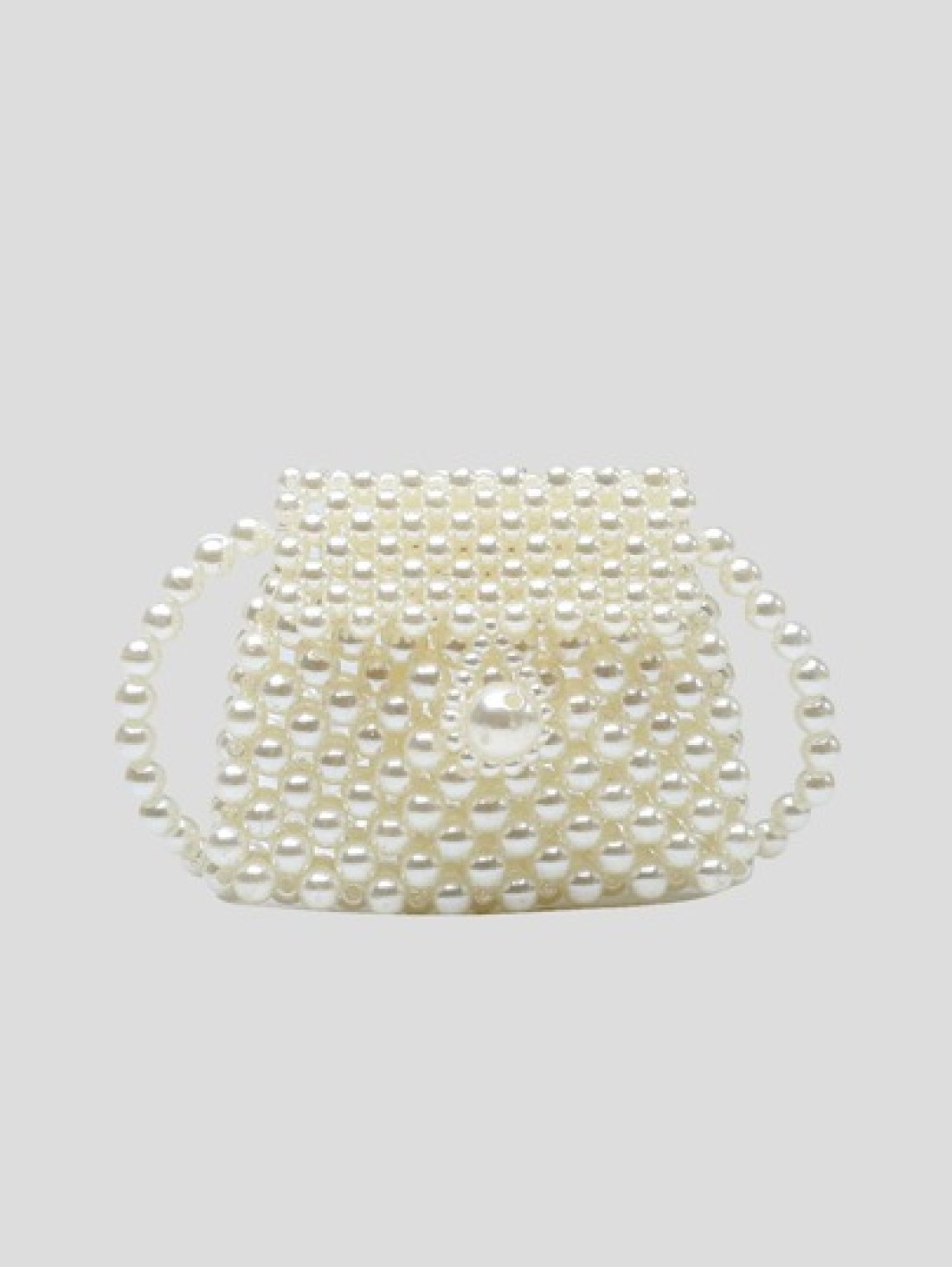 1 Piece Girls Children Pearl Accessories Beaded Flap Closure Cute Princess Fashion Mini Children s Shoulder Bag Suitable For Spring And Summer Matching Clothes Or Daily Use