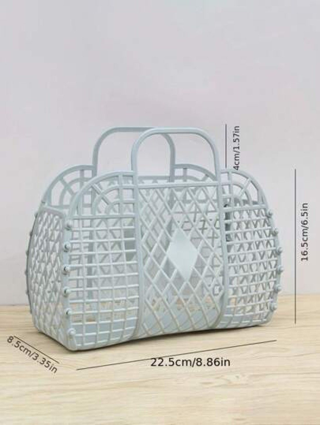 Portable Shower Bag Storage Basket Beach Bag Hollow Organizer Design