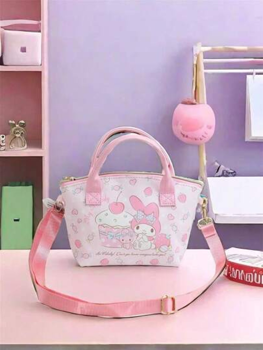 Sanrio 1pc Sanrio Characters Kids Crossbody Bag Makeup Bag Handbag Shoulder Bag