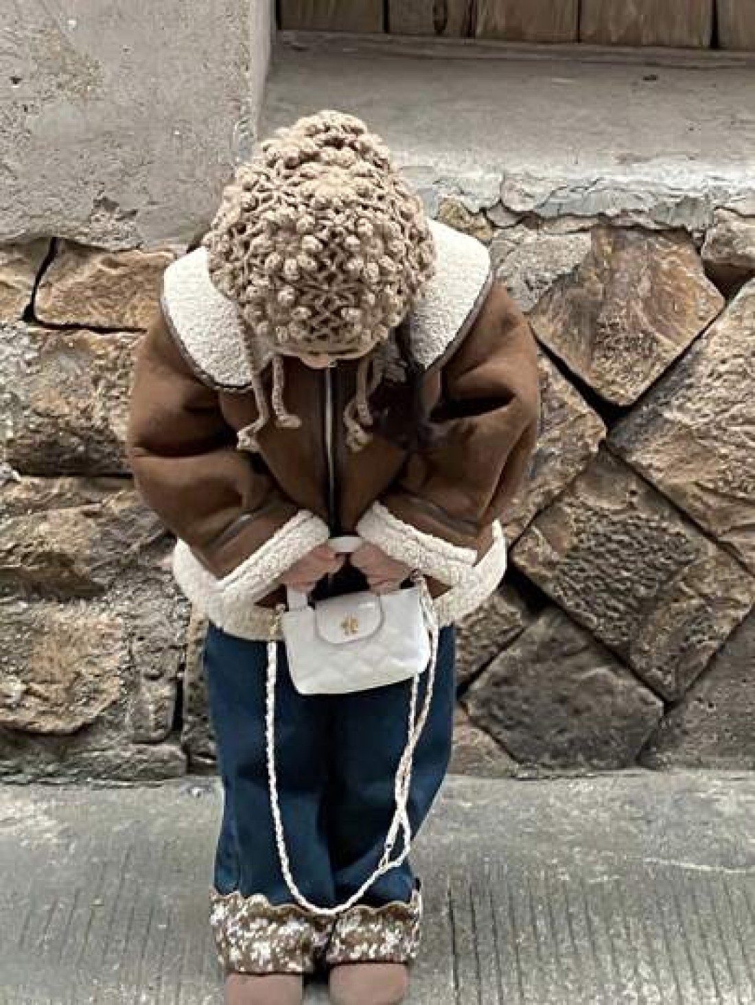 Cute Square Shaped Shoulder Bag For Baby Girls PU Leather Fashion Mini Crossbody Bag Versatile