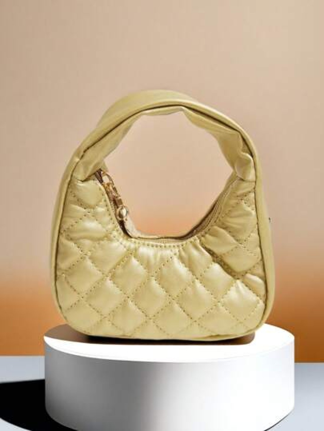 Children s Fashion Embroidered Crescent Moon Shaped Handbag Girls Casual Checkered Coin Purse Lipstick Case Soft Fashionable Pouch Ideal Holiday Gift