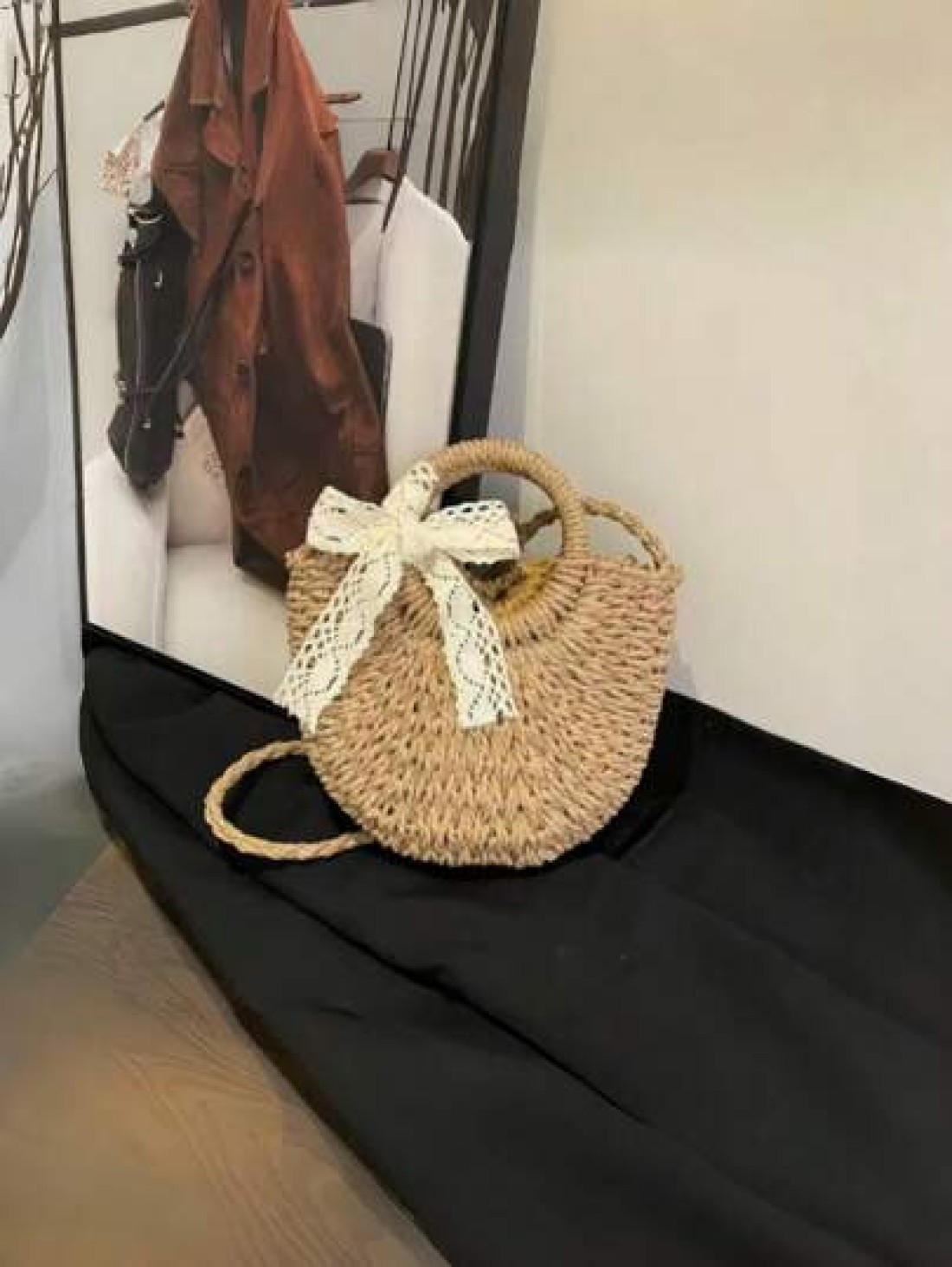 Girl s Shoulder Bag Woven Bag Casual Spring And Summer Large Capacity Shoulder Crossbody Bag Seaside Holiday Straw Girl s Bag Birthday Graduation Gift Gift
