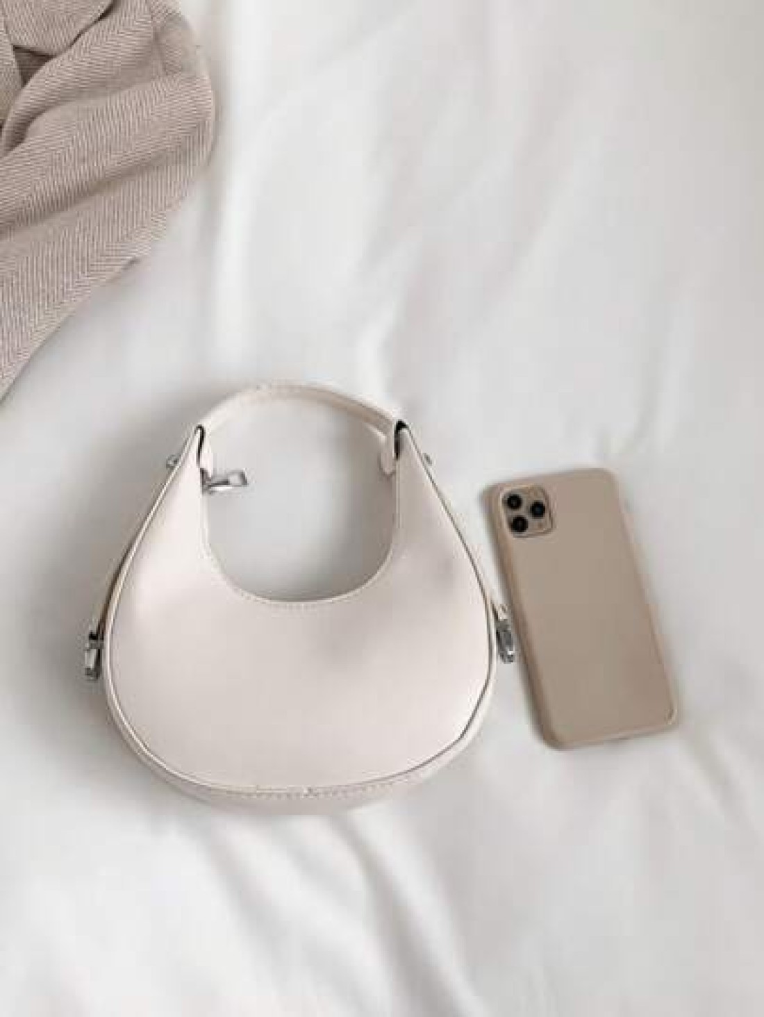 1 Piece Of Girls Candy Color Pu Zipper Closure Cute Handbag Suitable For Daily Use Versatile Mobile Phone Bag Key Bag Earphone Bag Compact Design Light And Easy To Carry