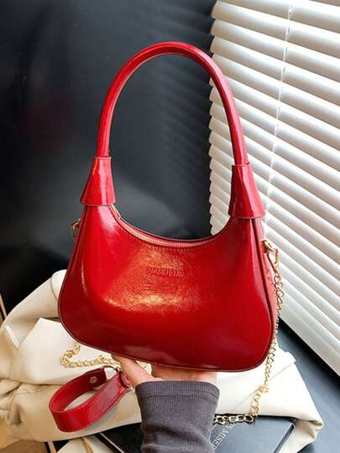 1pc New Fashion Girls Niche Bag Pu Material And Fashionable New Bag Exquisite And Beautiful Small Bag Can Be Cross Body Adjustable Shoulder Strap Casual And Fashionable Very Suitable For Taking Out To