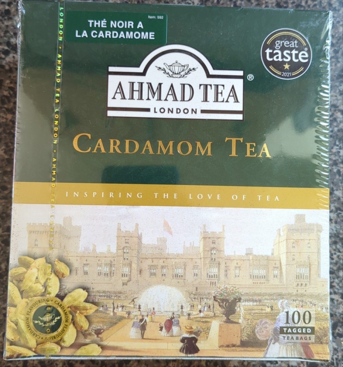AHMAD TEATEA BAG CARD 100X2G TAGGED