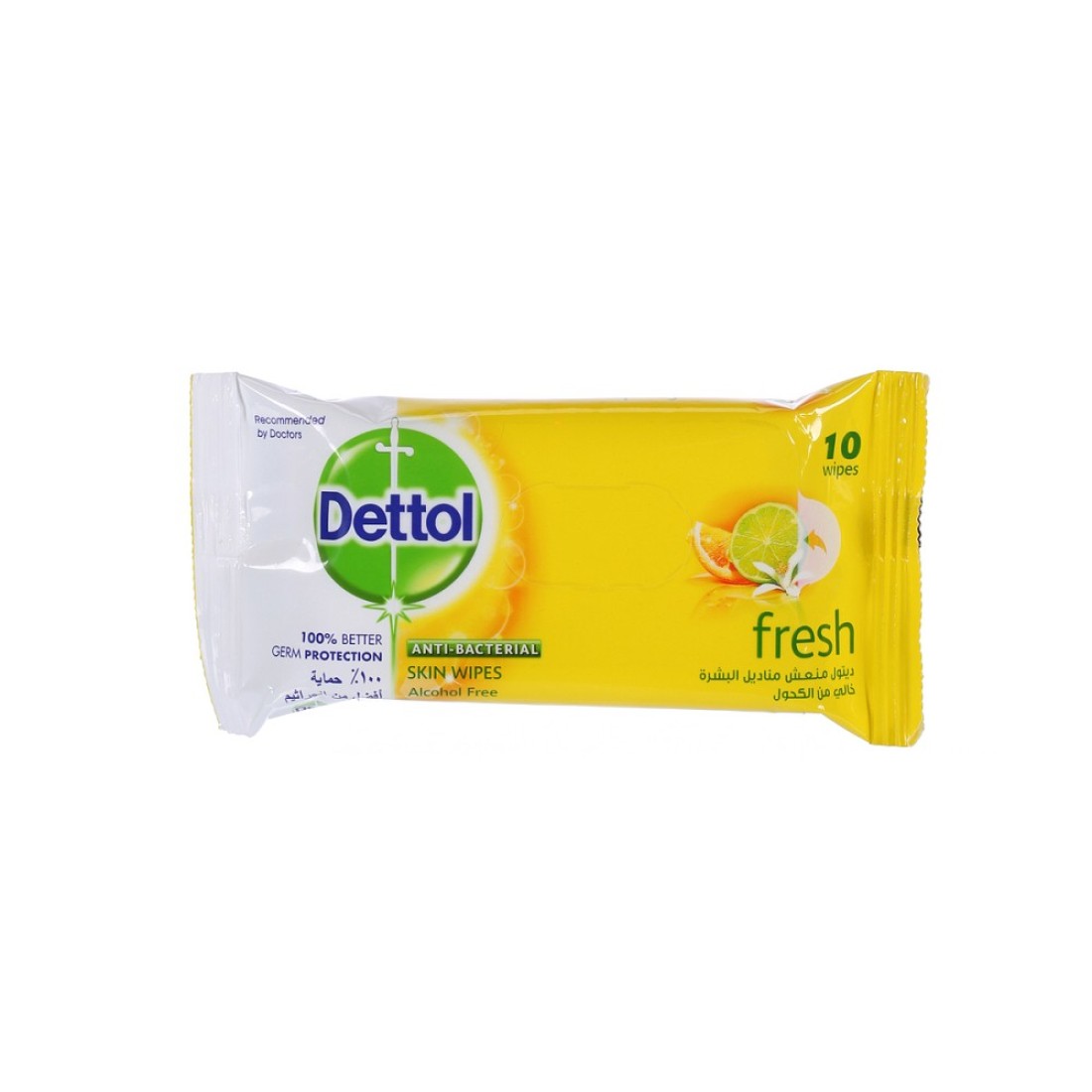 DETTOL AMTIBACTERIAL WIPES 10S