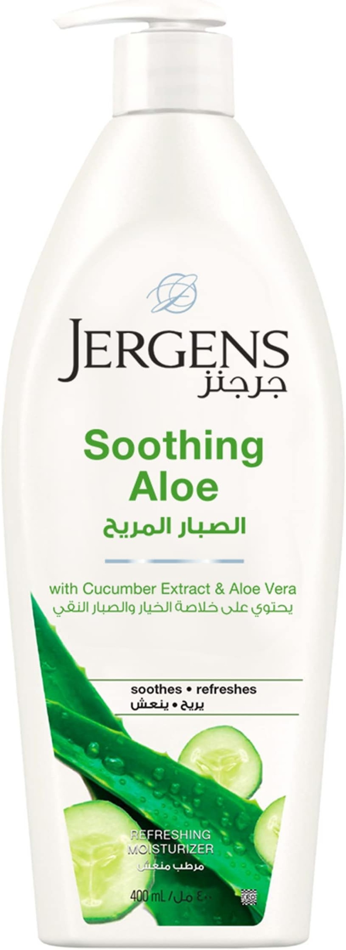 JERGENS SOTHIG ALE REFRSHNG MOSTUR 400ML