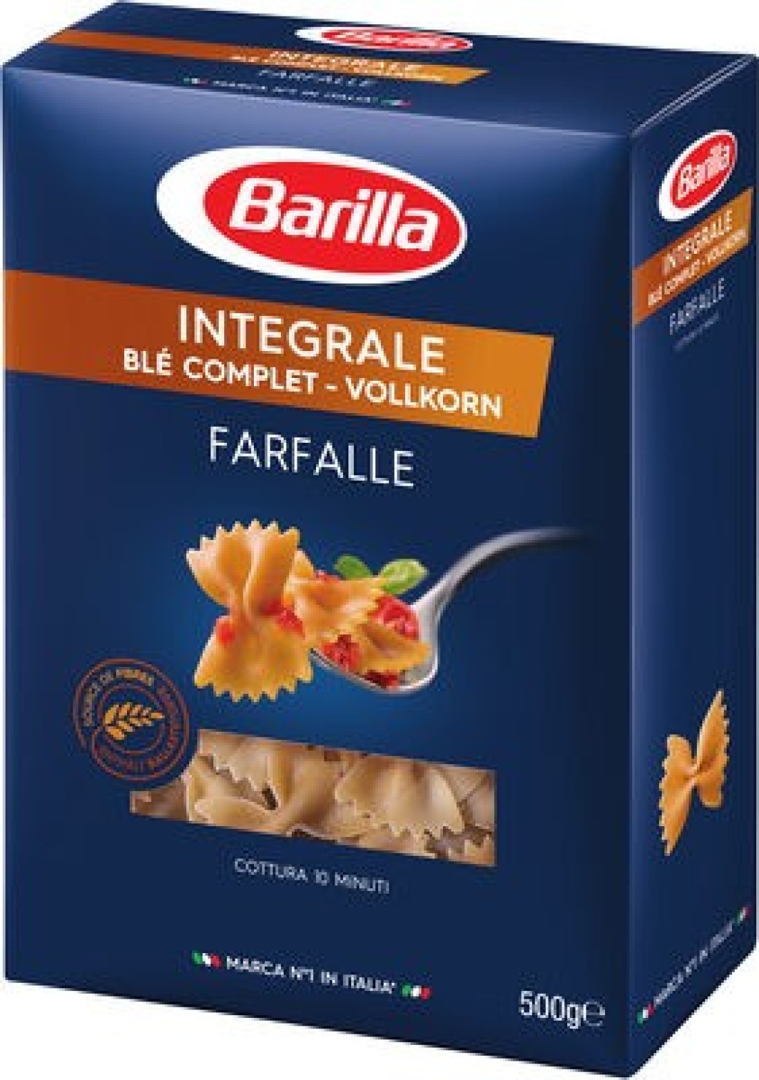 BARILLA FARFALLE INTEG 500GM