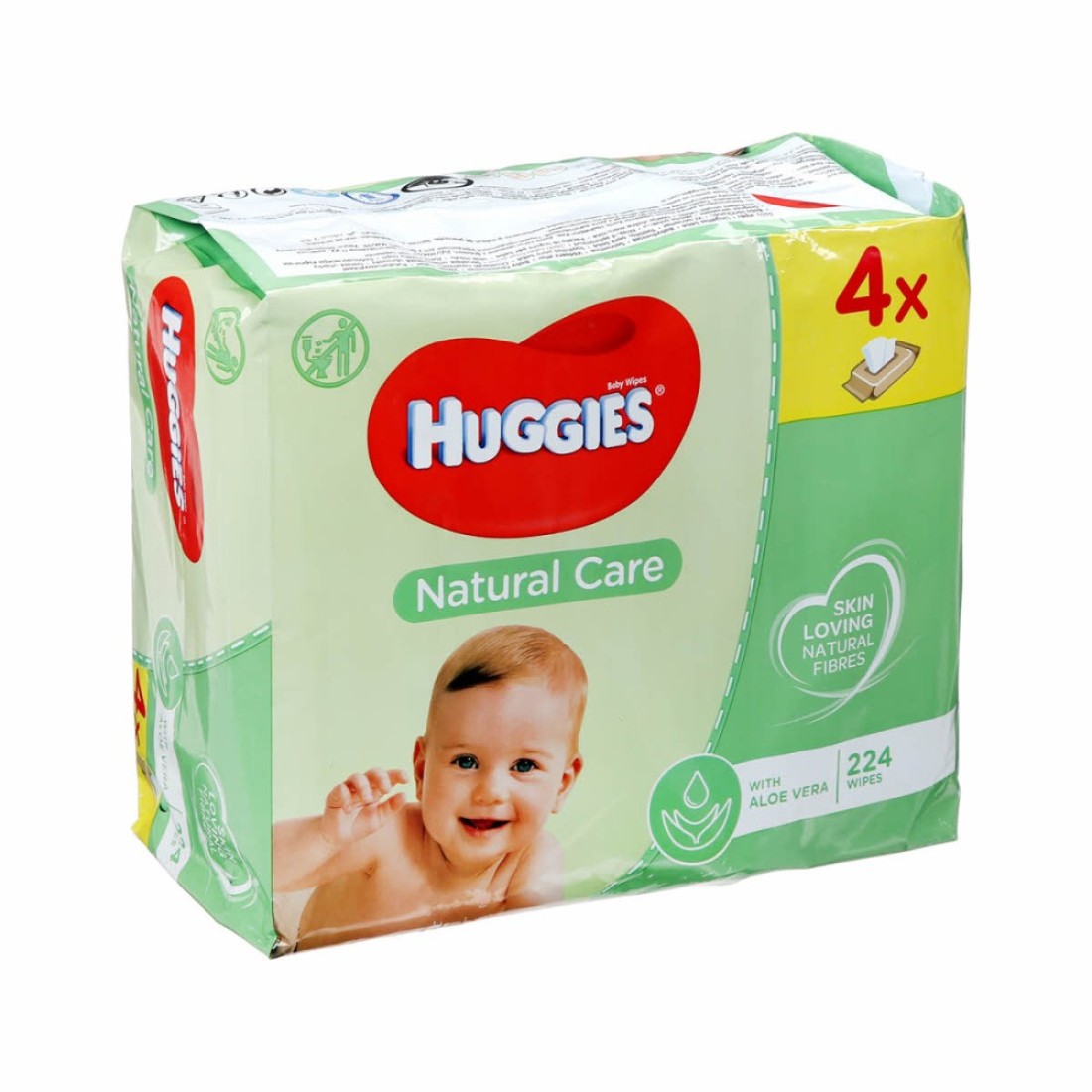 HUGGIES BABY WIPES ALOE 56S 2+2FREE