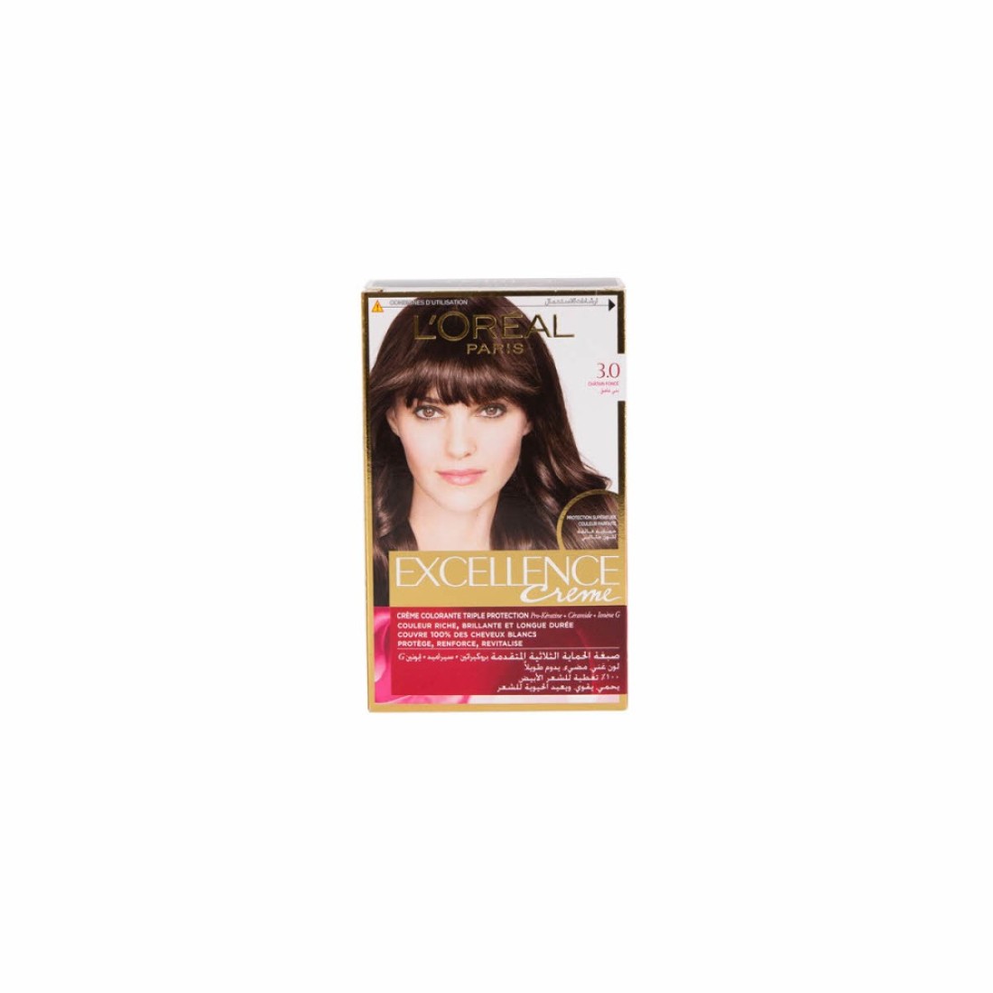 LOREAL EXCELLENCE 3.0 DARK BROWN 192 ML
