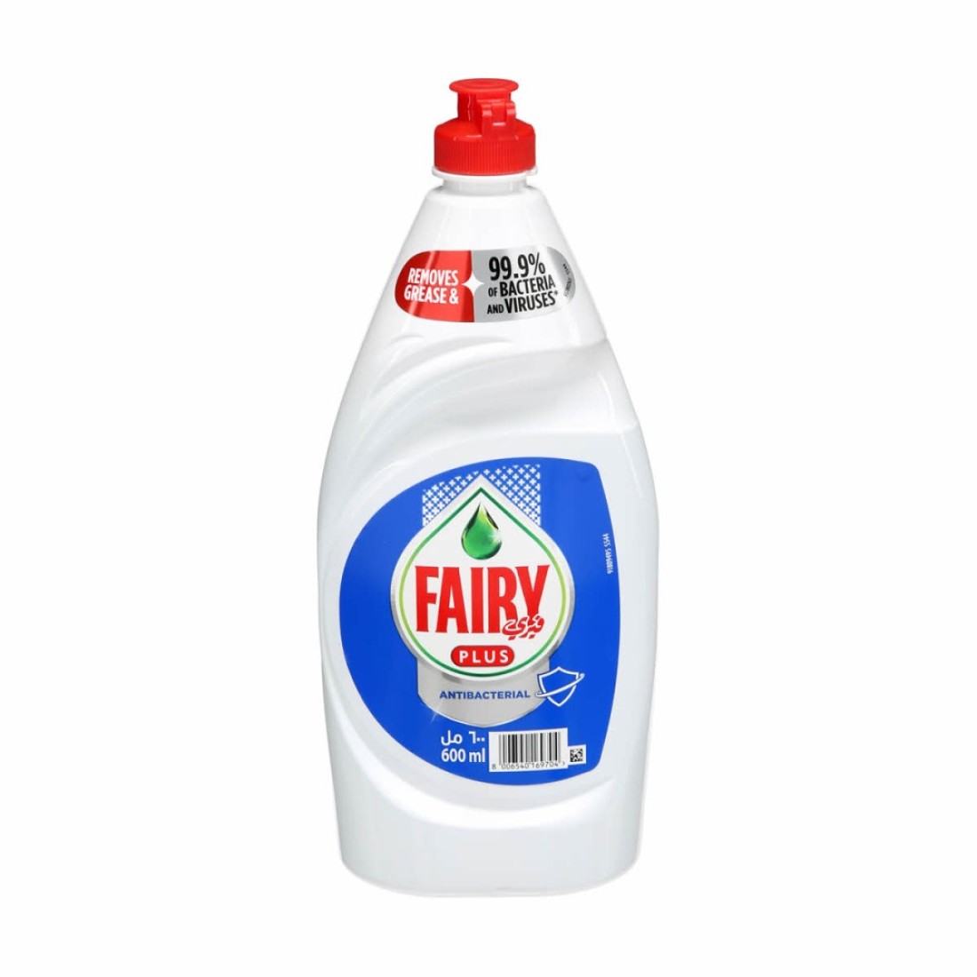 FAIRY PLUS DISH WASH ANTIBACTERIAL 600ML