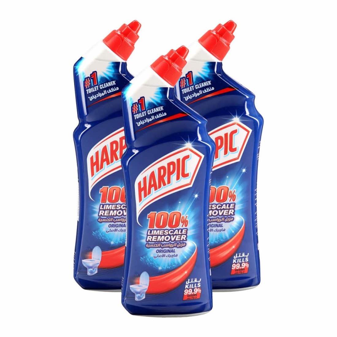 HARPIC LIQ ORIGINAL LIME SCALE 3X750ML
