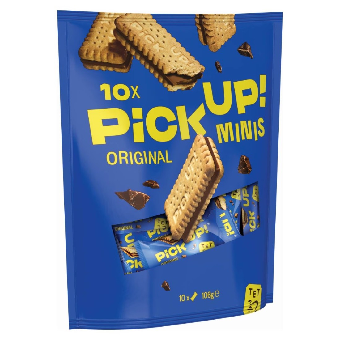 Bahlsen Pick-Up! Original Minis Choco Biscuit 106g Pack of 2