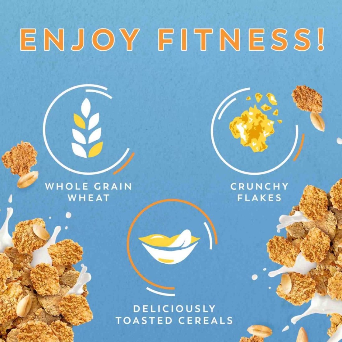 Nestle Fitness Original Breakfast Cereal, 625g