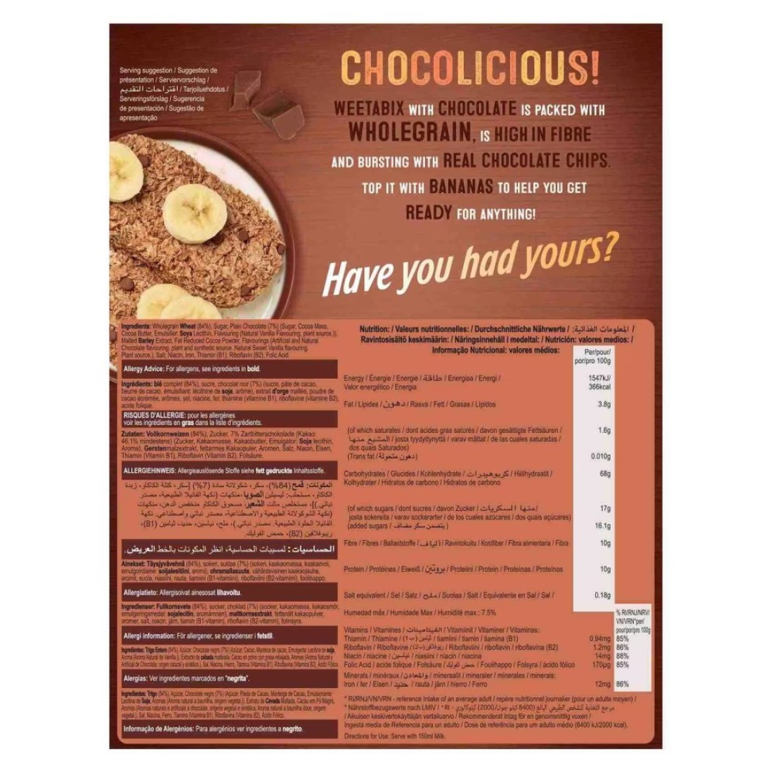Weetabix Chocolate Cereal, 500g