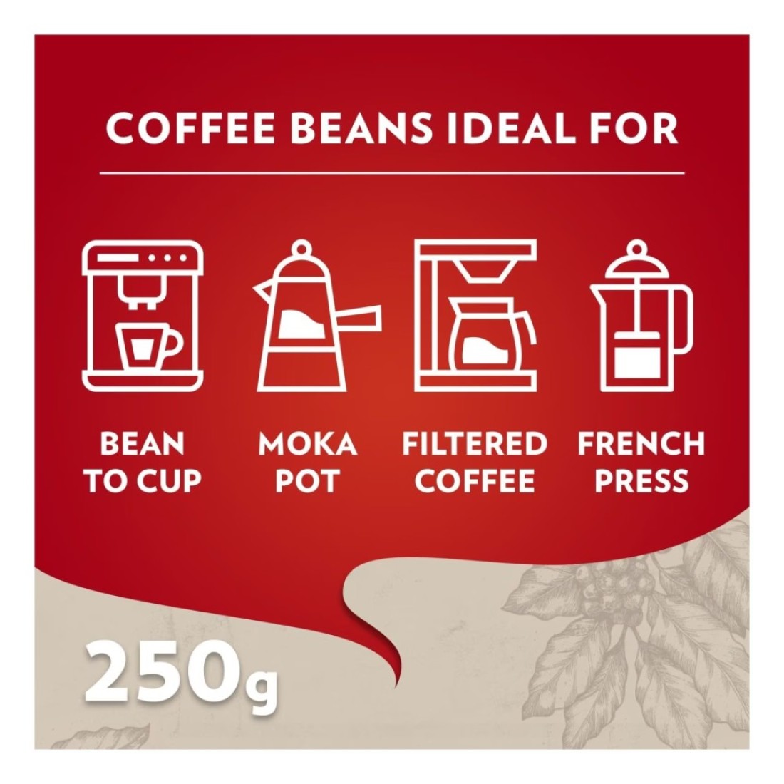 Lavazza Qualita Rossa Coffee Beans, 250g