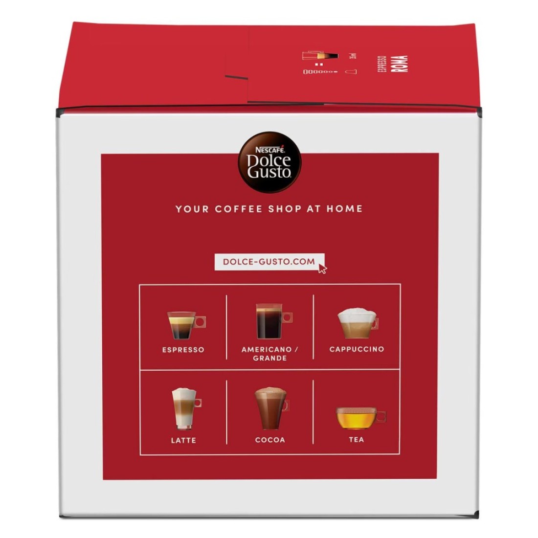 Nescafe Dolce Gusto Espresso Roma Coffee Capsules, 128g