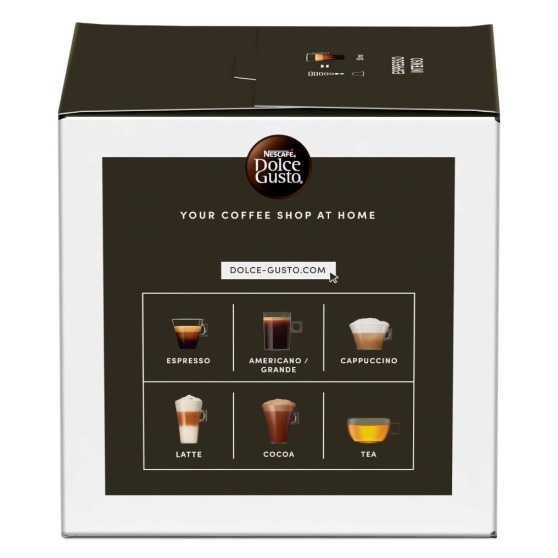 Nescafe Dolce Gusto Espresso Intenso Coffee Capsules, 128g