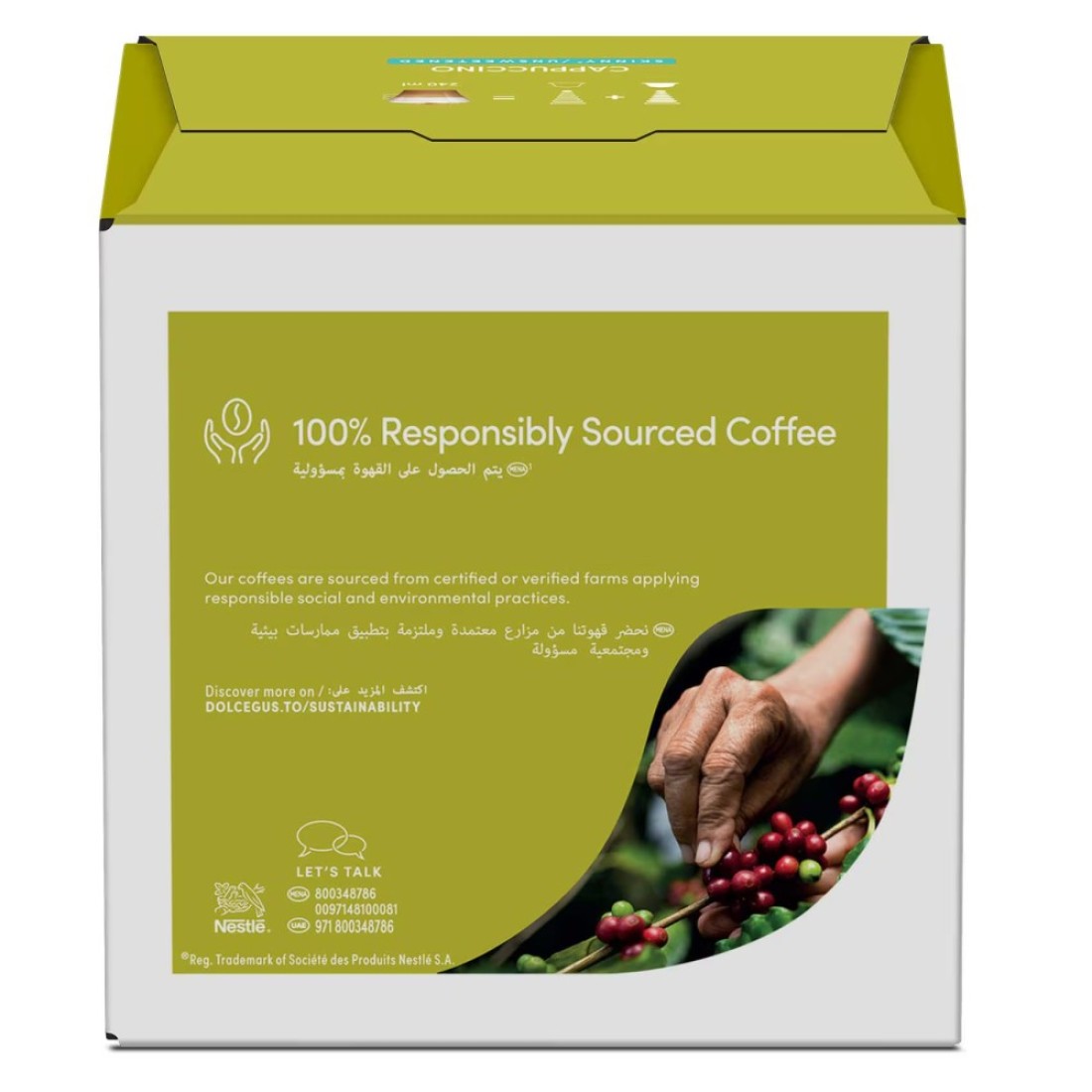 Nescafe Dolce Gusto Cappuccino Skinny Coffee, 16 Capsules